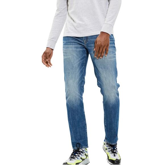 American Eagle AirFlex+ Temp Tech Straight Jean, Men's Size 29x30, Medium Indigo - Picture 1 of 8